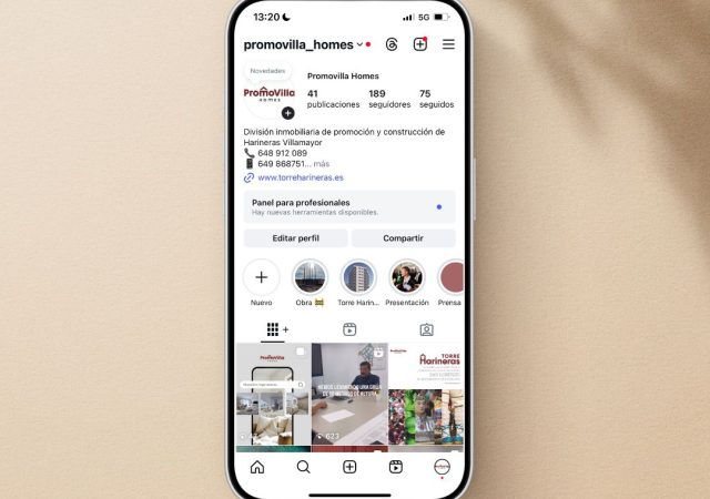 Redes Sociales Promovilla Homes - MSocial