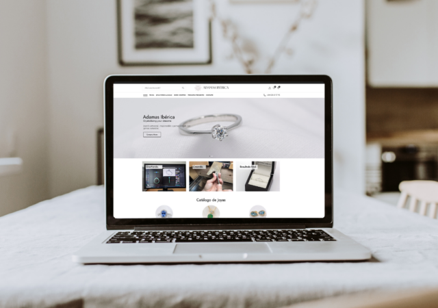 Diseño web- ecommerce adamas Ibérica Msocial
