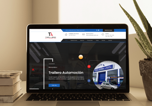 Diseño web- Trallero Automoción - MSocial